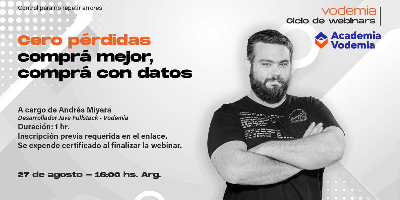 Faltan datos, sobran correcciones: Este webinar es para quienes necesitan tomar el control. Cero pérdidas. Comprá mejor. Comprá con datos. Faltan datos, sobran correcciones: Este webinar es para quienes necesitan tomar el control. Cero pérdidas. Comprá mejor. Comprá con datos.